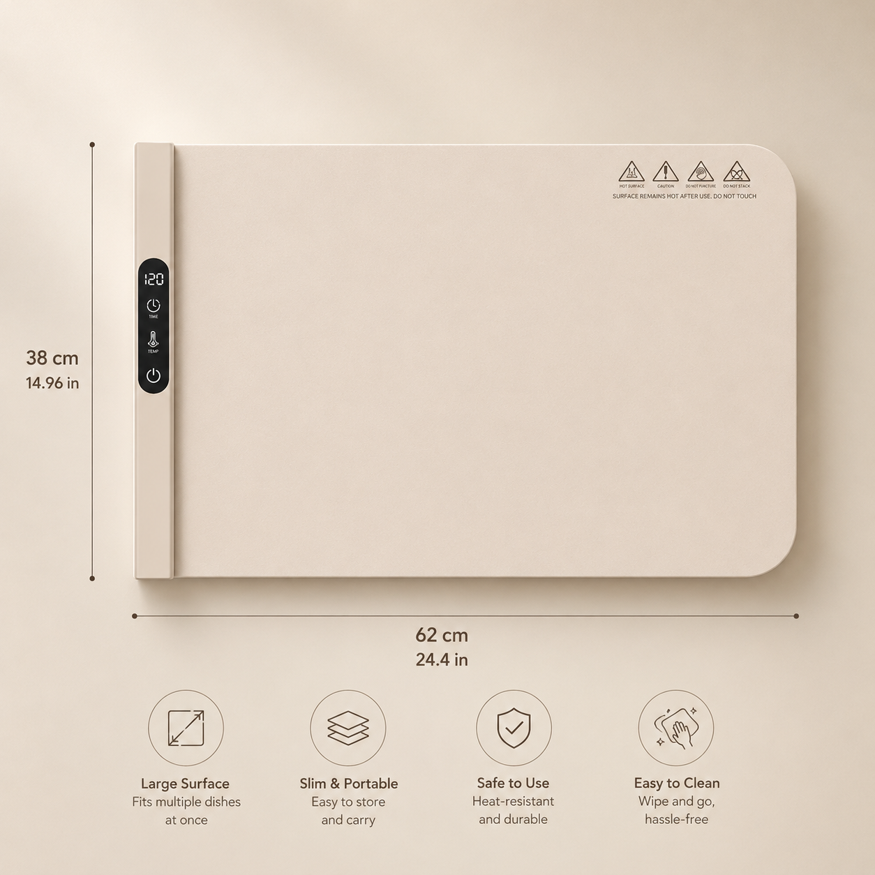 Food Warmer Plate Electric Warming
